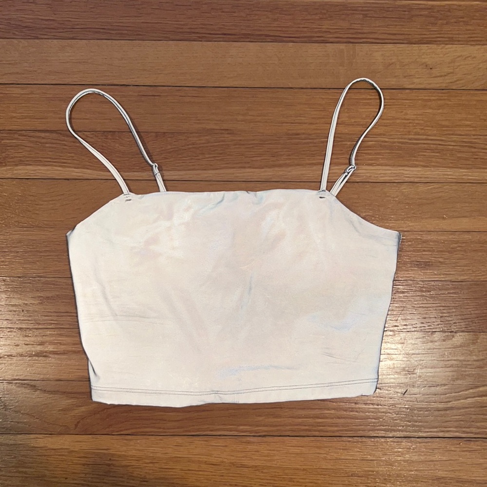 Reflective crop top